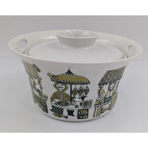 Market by Figgjo Norway Ceramic Round Casserole Dish Lidded 2 Qt 9" 12000